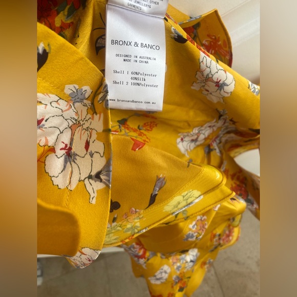 NWOT Bronx and Banco Asymmetrical Floral Dress - Picture 9 of 11